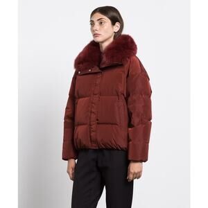❤️Yves Salomon Puffer Fox Fur Down Jacket❤️
